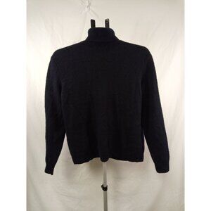 Black Brown 1826 Men's Turtleneck Sweater Size XXL-See Measurements